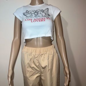 High Waist Cargo Joggers